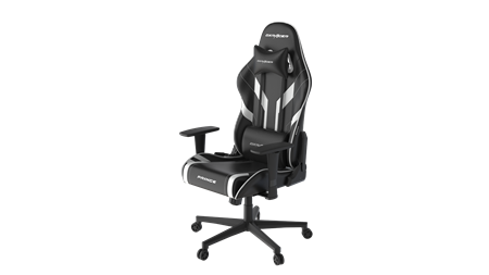 Игровое Компьютерное кресло DXRACER OH/P88/NW Черный, Белый