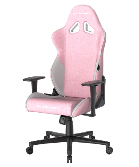 КОМПЬЮТЕРНОЕ ИГРОВОЕ КРЕСЛО DXRACER OH/G2300/PW Розовый, Белый - фото 10762