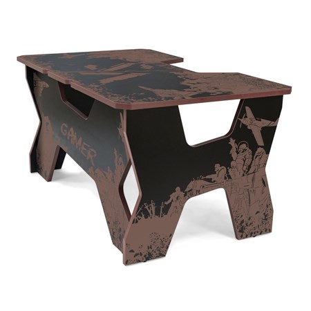 ИГРОВОЙ КОМПЬЮТЕРНЫЙ СТОЛ GENERIC COMFORT GAMER2/VS/NC Коричневый - фото 11643