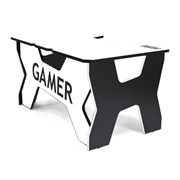 СТОЛ КОМПЬЮТЕРНЫЙ ИГРОВОЙ GENERIC COMFORT GAMER2/NW Белый Черный, белый