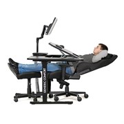 Эргономичный компьютерный стол Generic Comfort Uno/N Черный Черный